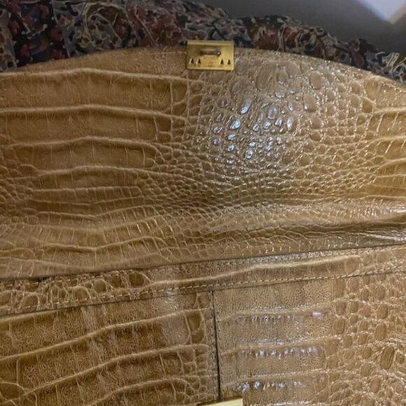 Amelia Berko "70's Vintage" Leather Crocodile print shoulder bag - Picture 9 of 13